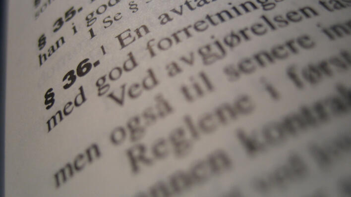 Nærbilde, lovsamling