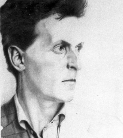 Pencil drawing of Wittgenstein