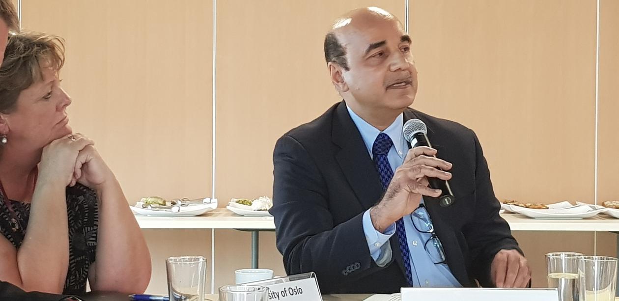 UN DESA's Shantanu Mukherjee was the final speaker at the side event Partnerships for Climate Action on Friday 12 July 2019 during the High-level Political Forum. 
