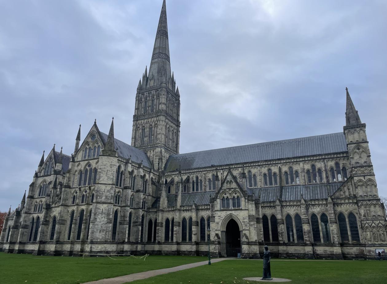 Bilde av katedralen i Salisbury