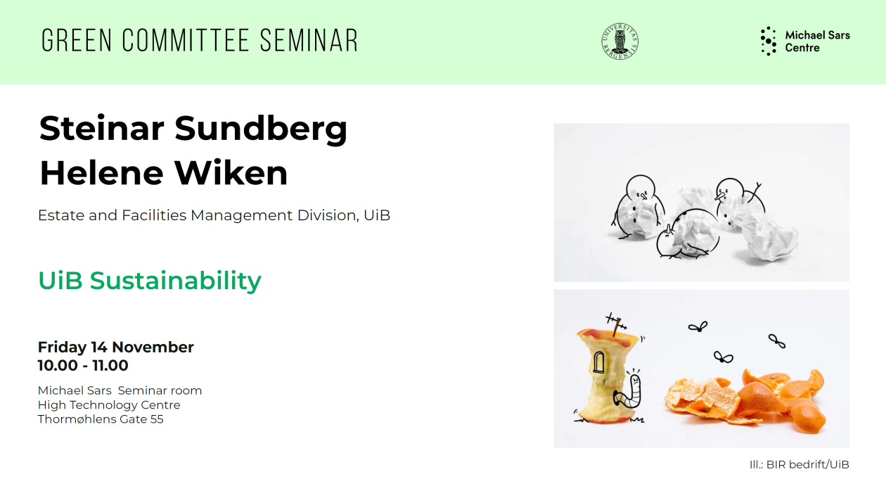 Poster presenting the talk