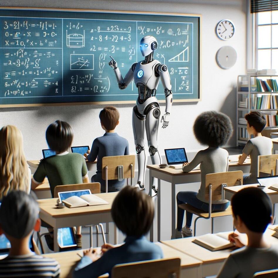 AI robot in School