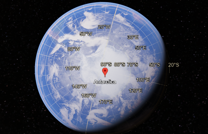 Google Earth - Antarctica