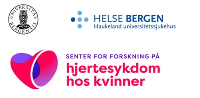 Logo UiB, Helse Bergen Senter for Kvinnehjertet