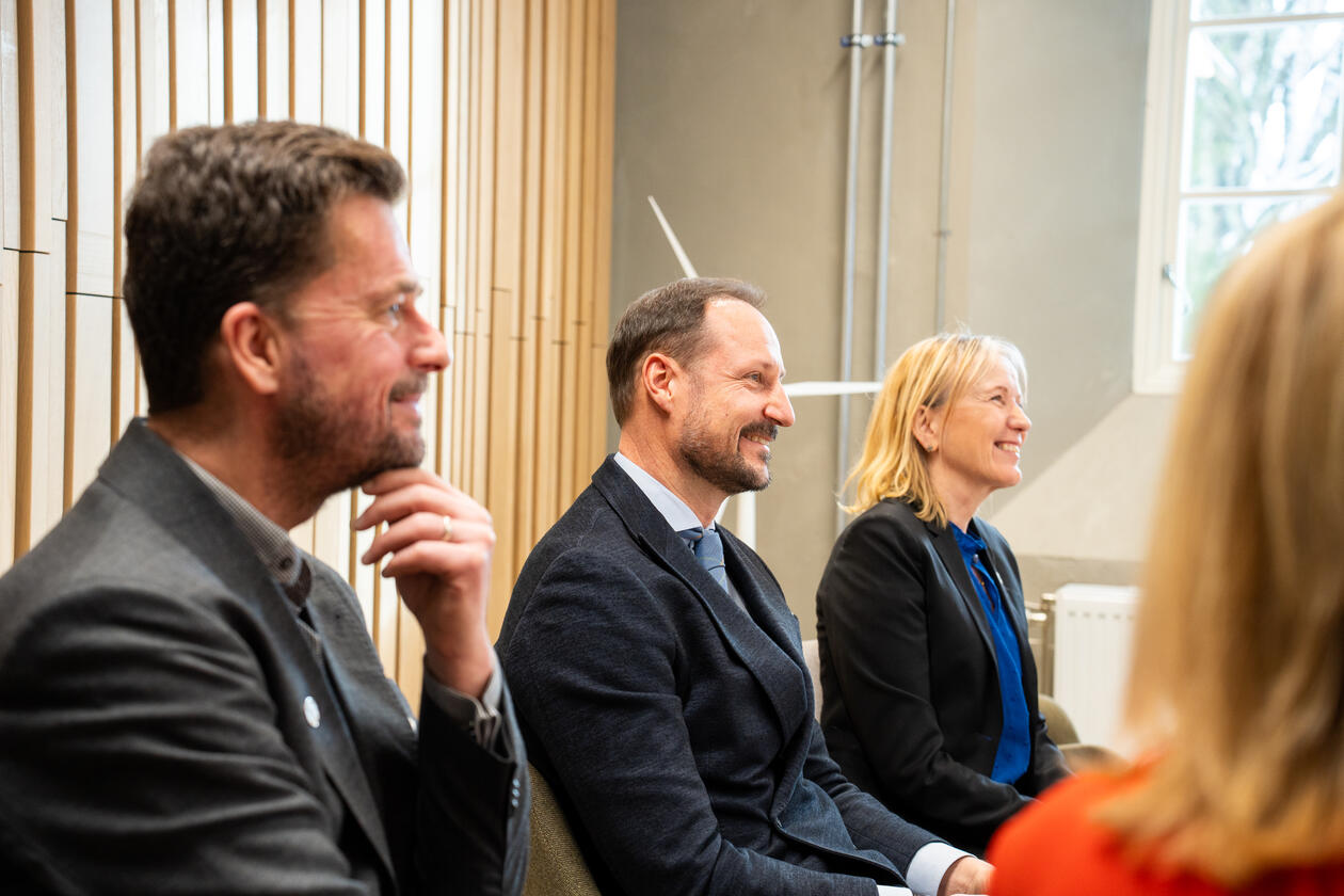 Kronprins Haakon, Margareth Hagen og Tor Eldevik