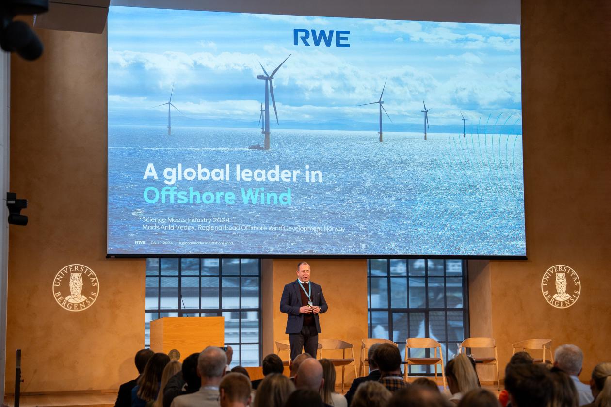 Mads Arild Vedøy, strategisk leder innen fornybar energi i RWE.