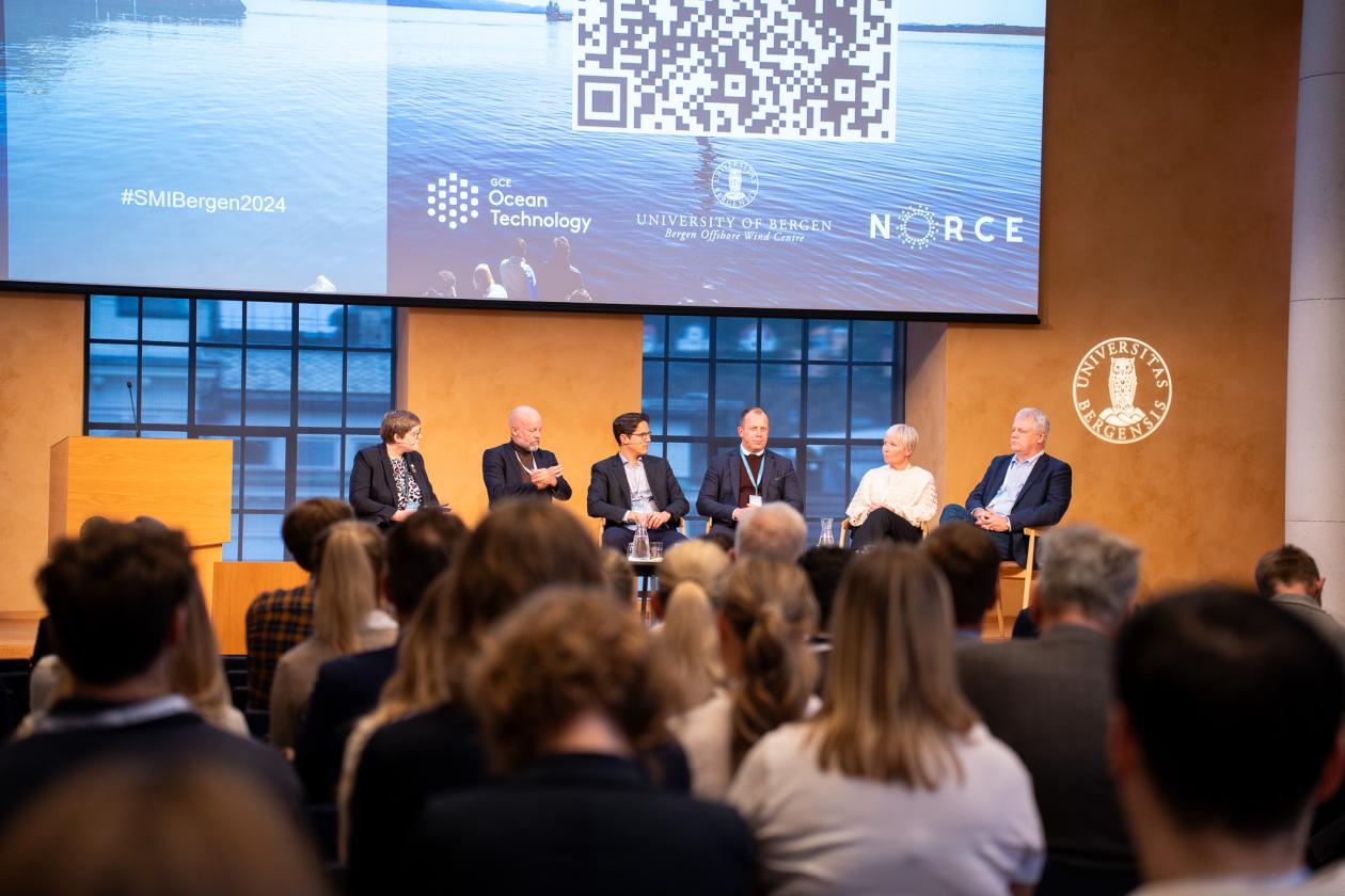 SMI-konferansens avsluttende paneldebatt «Value creation from offshore wind».