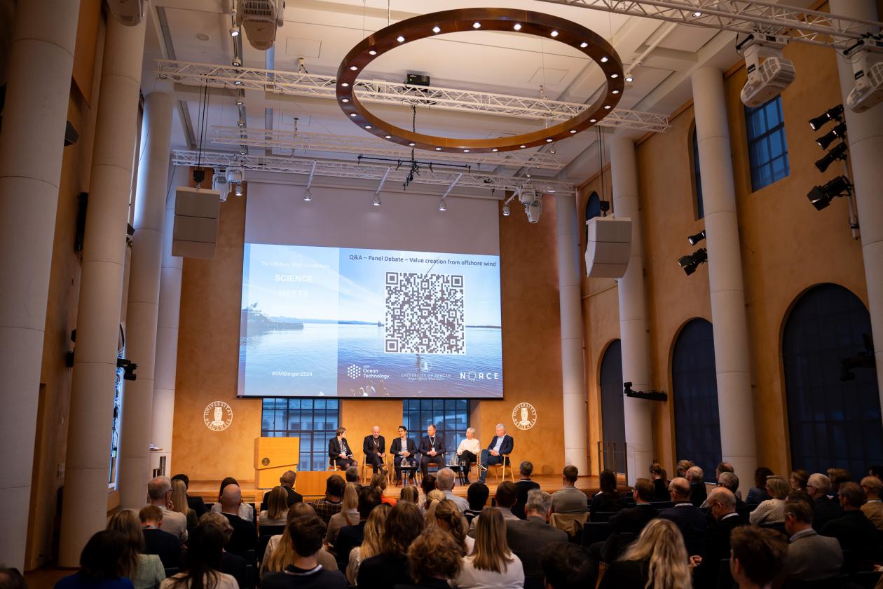 SMI-konferansens avsluttende paneldebatt «Value creation from offshore wind».