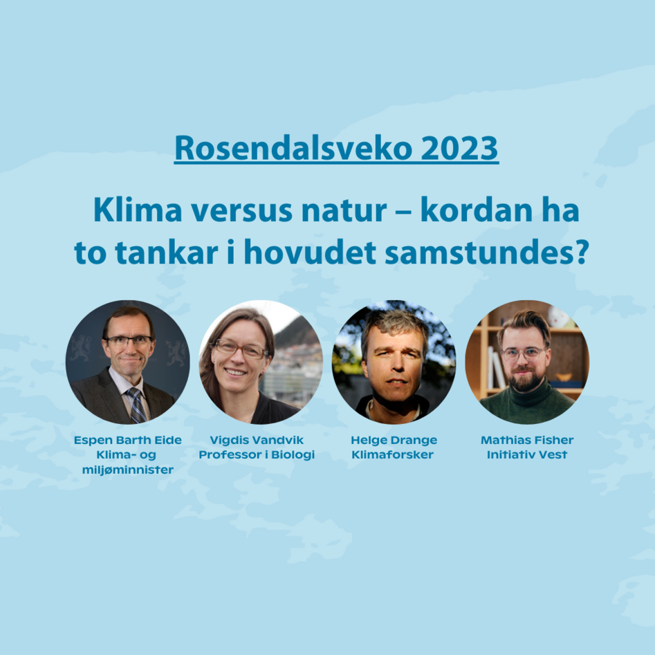 Flyer for Rosendalsveko 2023