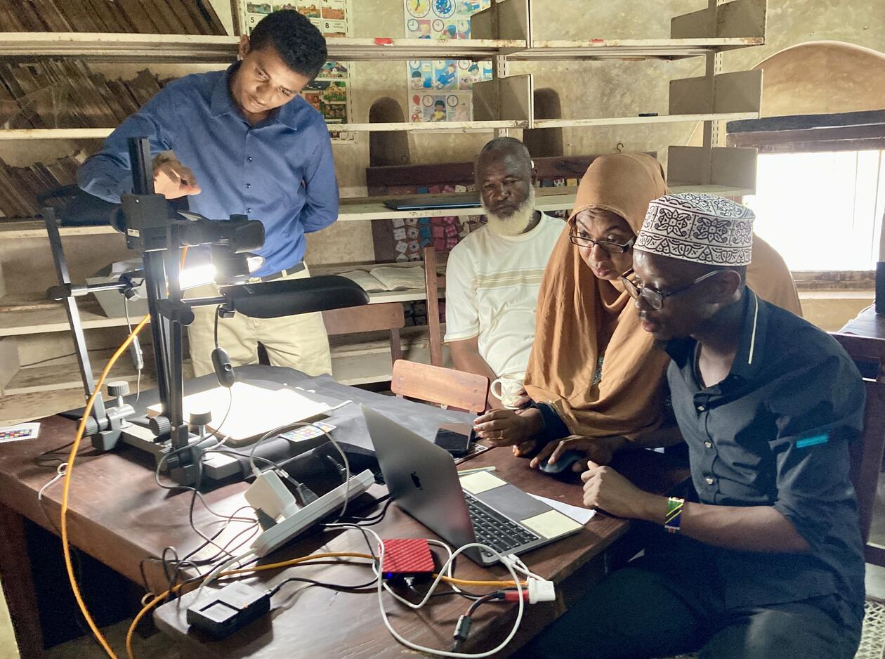 on the mapping and digitizing of Islamic manuscripts in the Lamu Archipelago