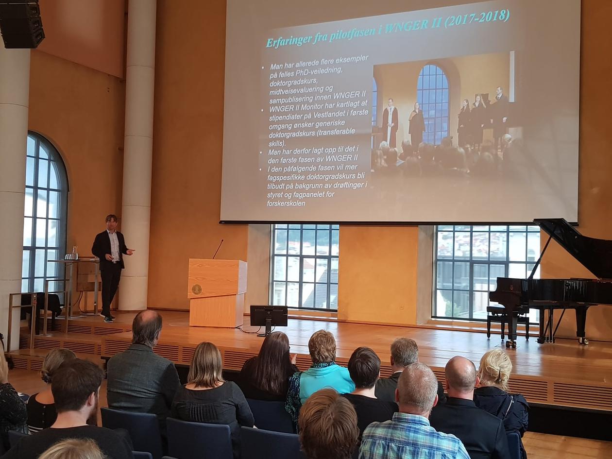 Professor Rune Johan Krumsvik ved åpningsseremonien