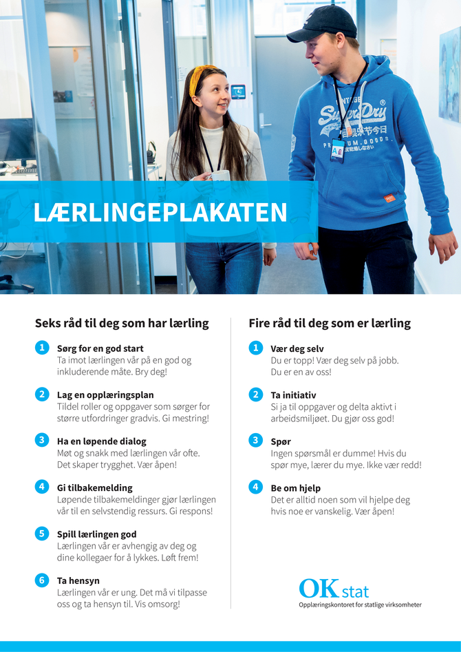 OK stat sin lærlingeplakat