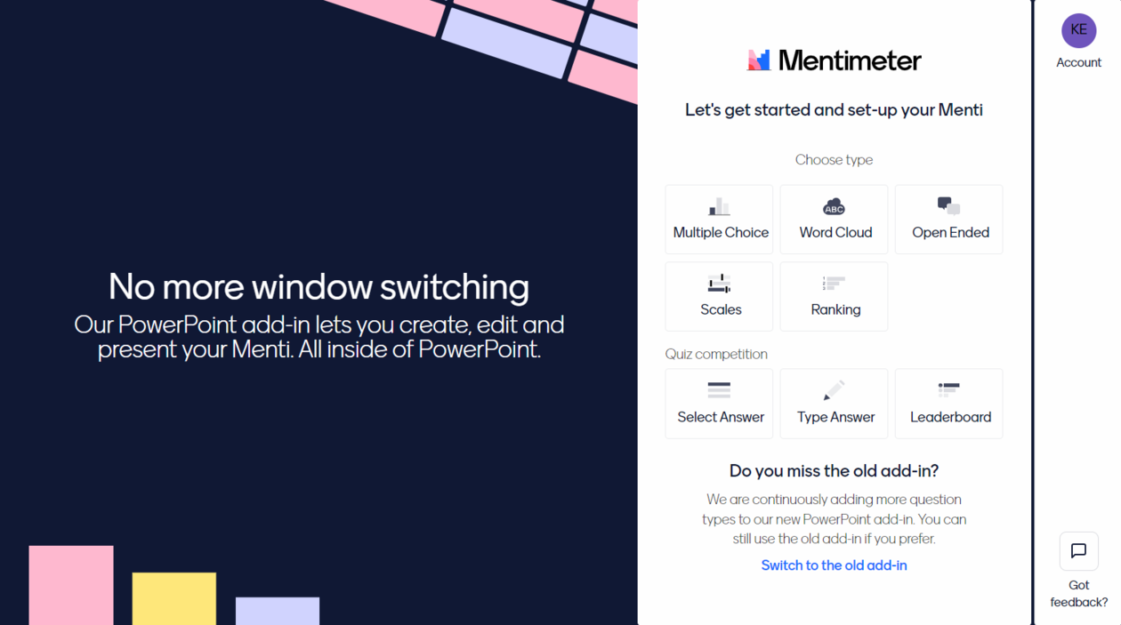 Picture of the Mentimeter plugin