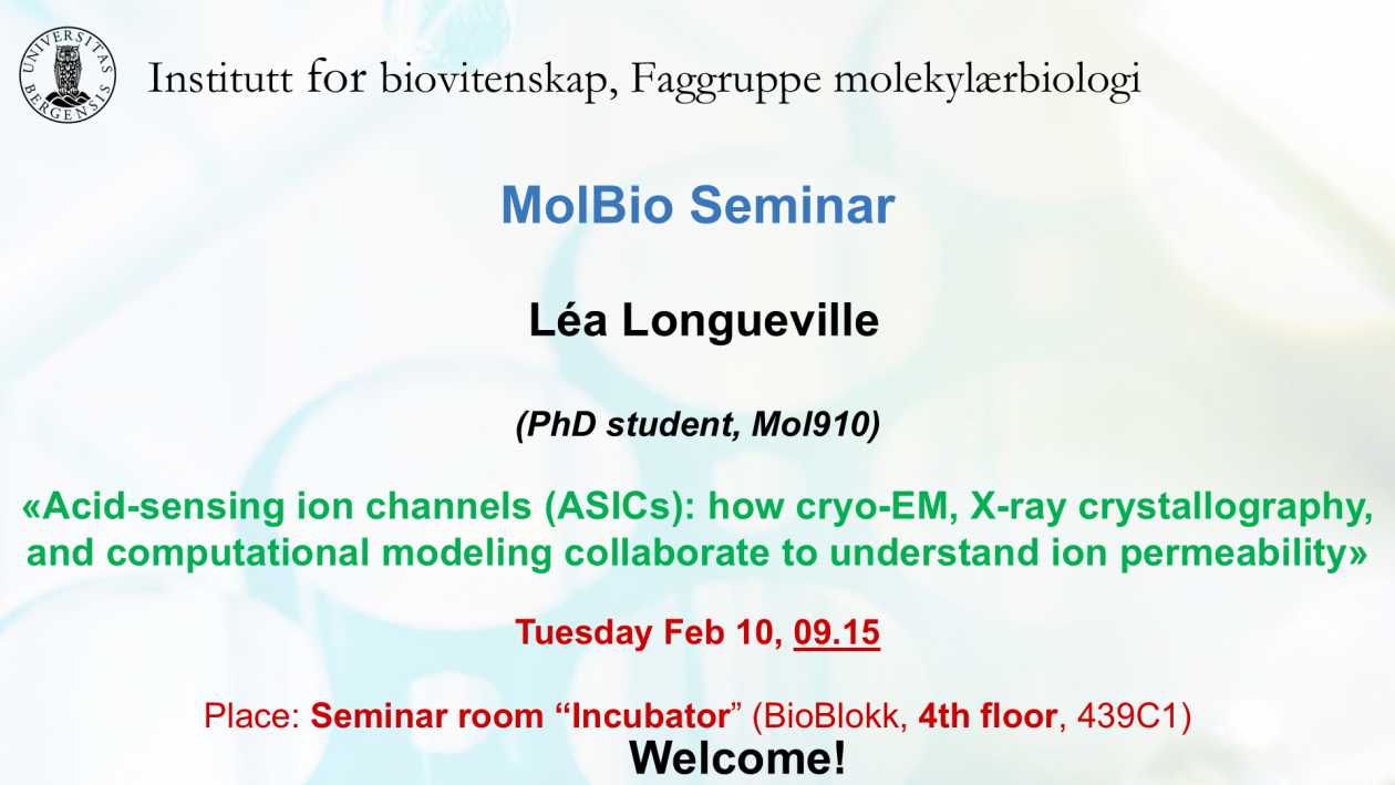 Posteroppslag om seminaret