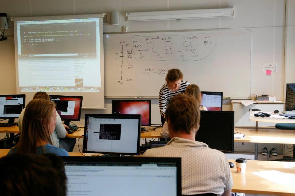 Sofija Ivanova underviser i statistikk