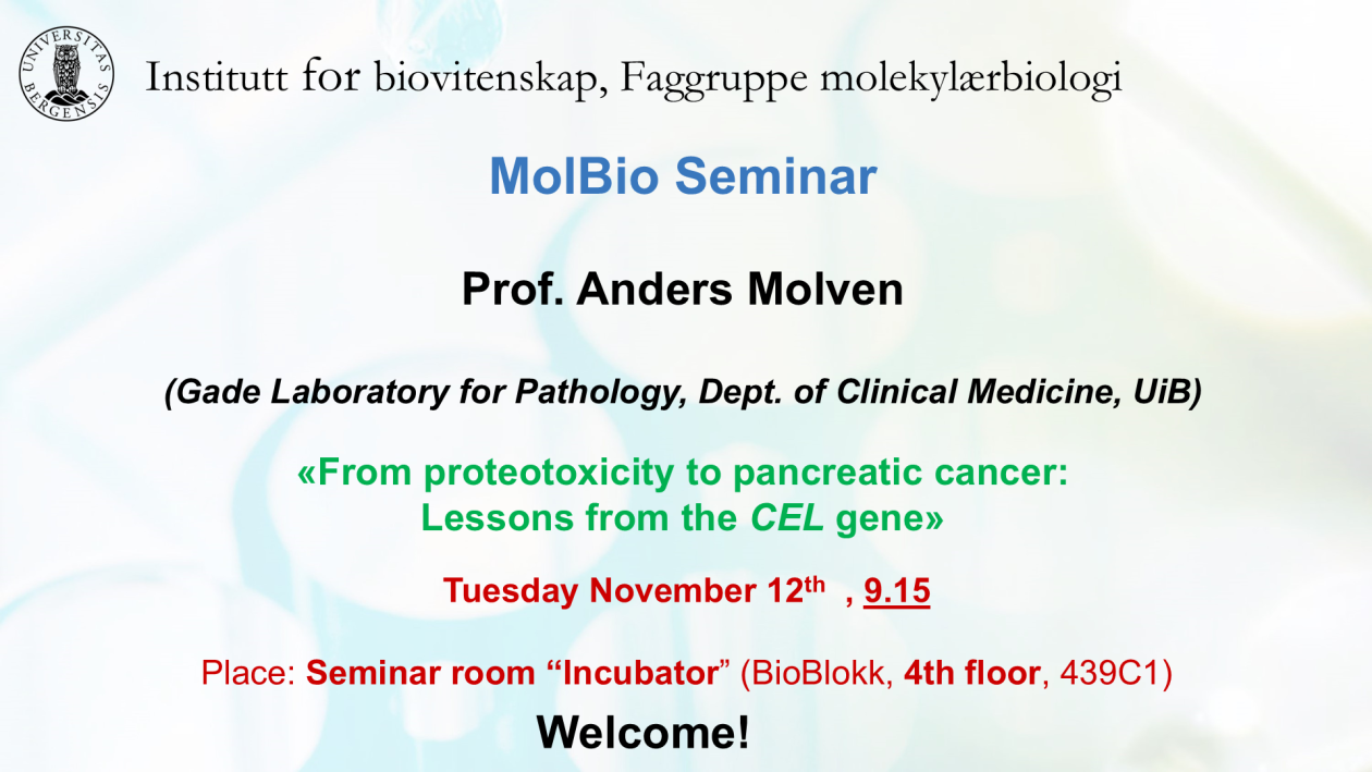 From proteotoxicity to pancreatic cancer Lessons from the CEL gene