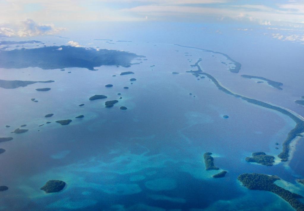 Marovo-lagunen på Salomonøyene