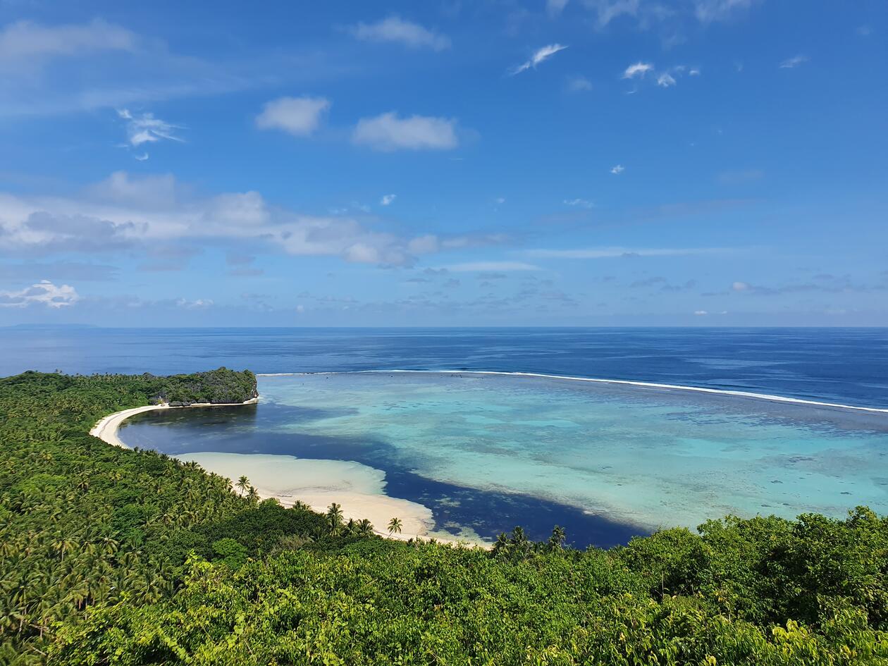 Coastline of Cicia Island in Fiji