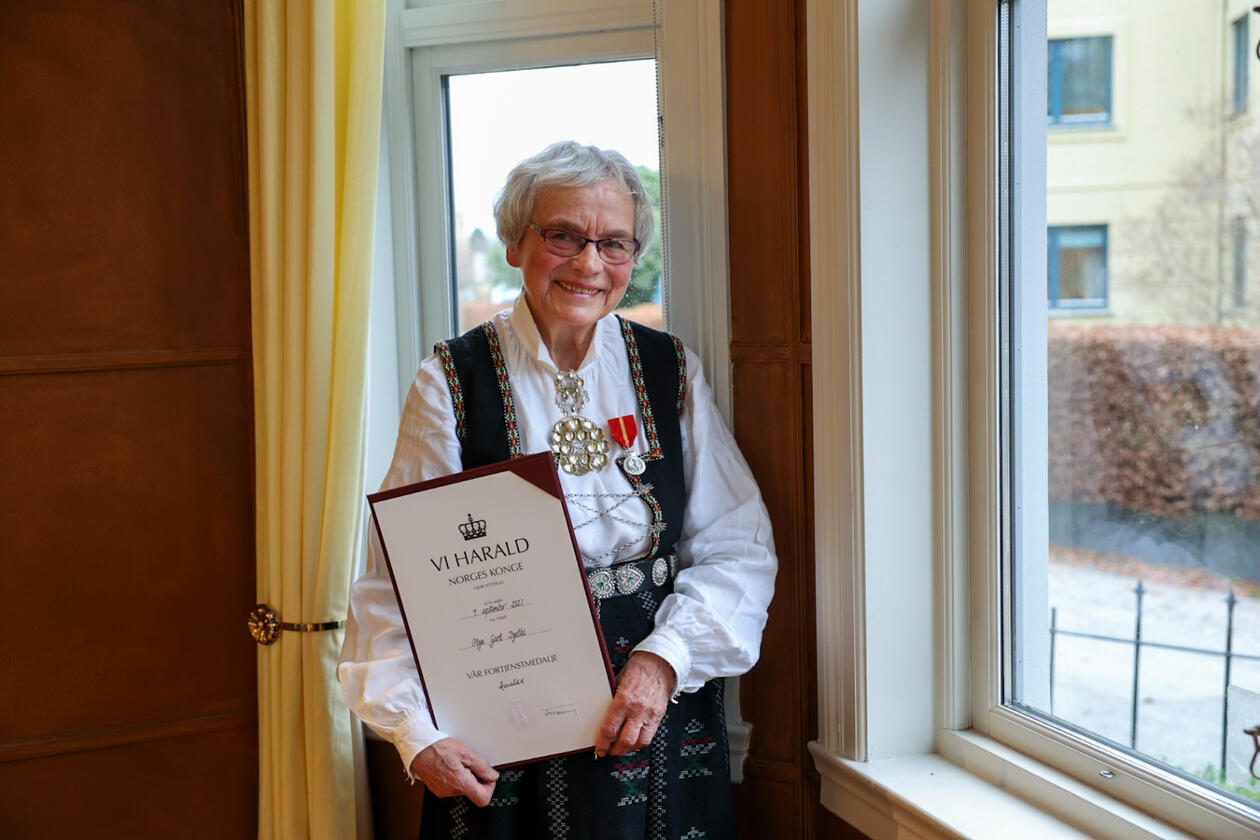 Olga Dysthe med diplom 