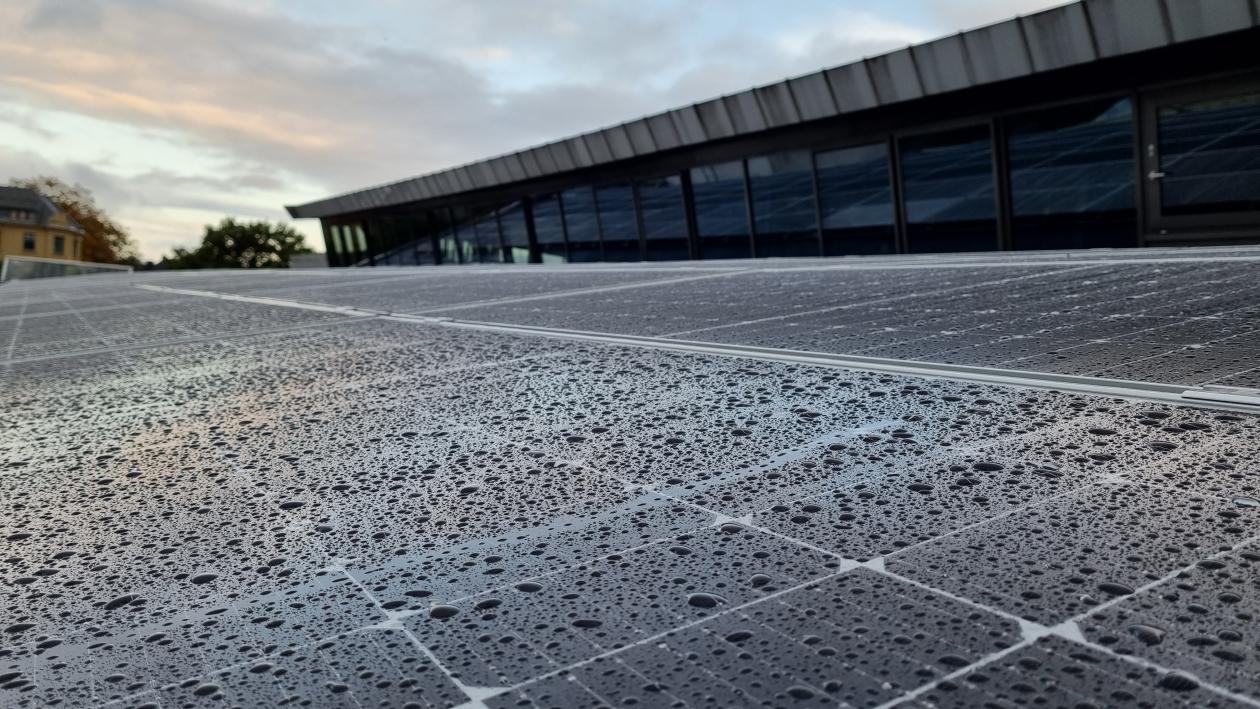 Solceller på Studentsenteret