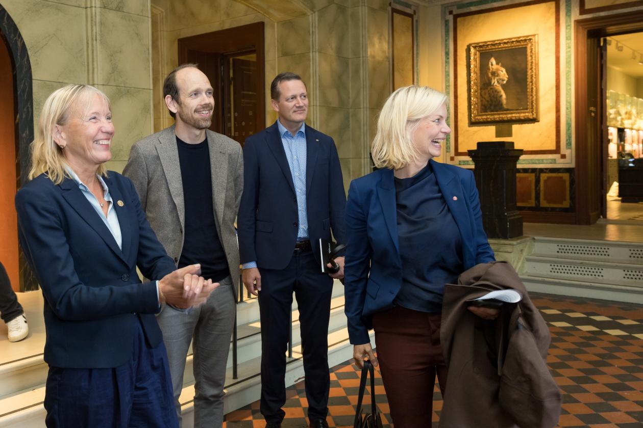 Stasråd Aasland, rektor Hagen