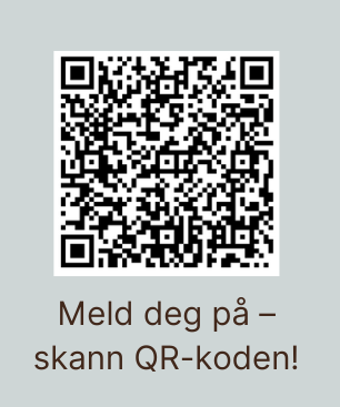 QR-kode for påmelding til Inspirasjonsdagen 2025
