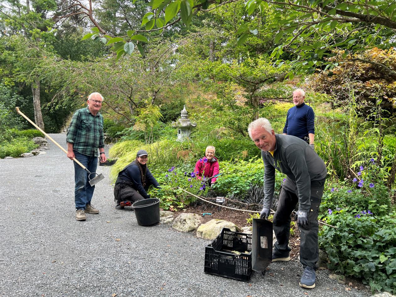 Lukedugnad i Bergen botaniske hage