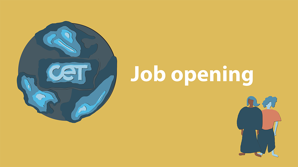 Test: Job opening with CET logo
