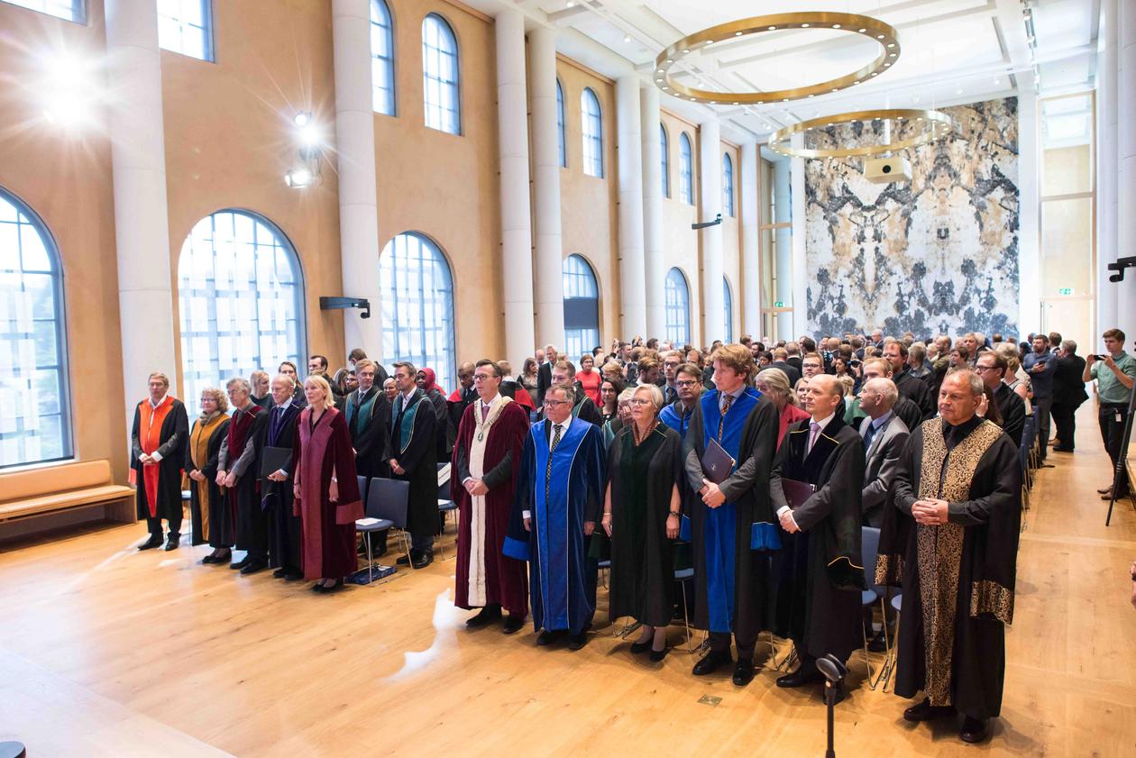 Bilde er fra Doktorpromosjonen 31/08/18.