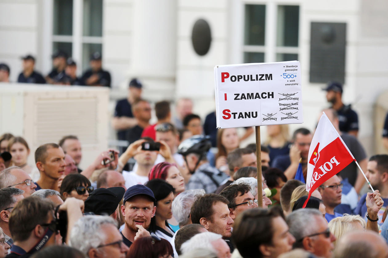 Political rally, Poland