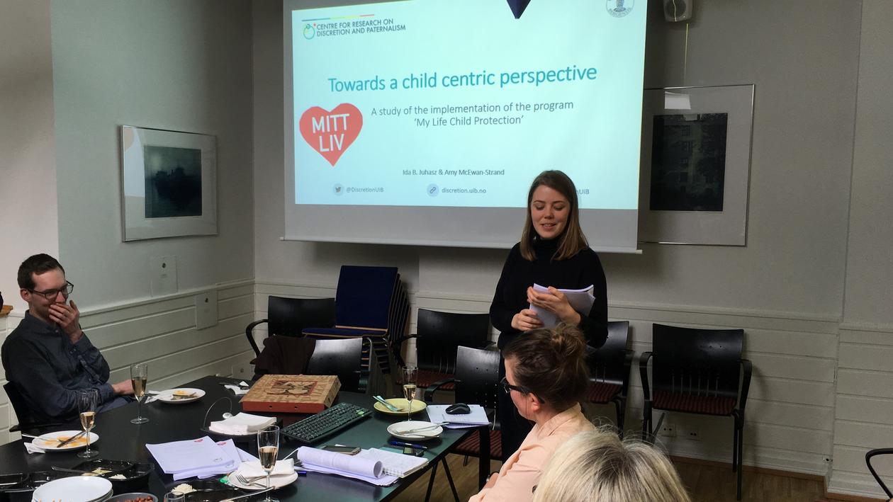 Presentasjon av rapporten fra Pro Bono-gruppen