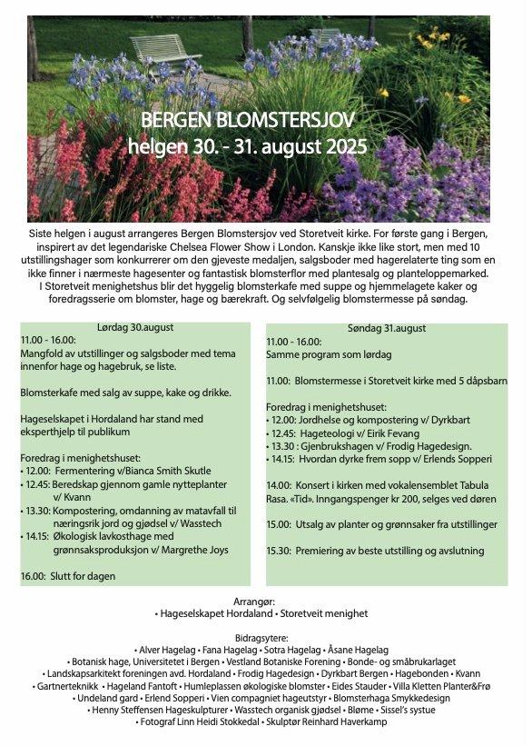 Program på blomstersjovet