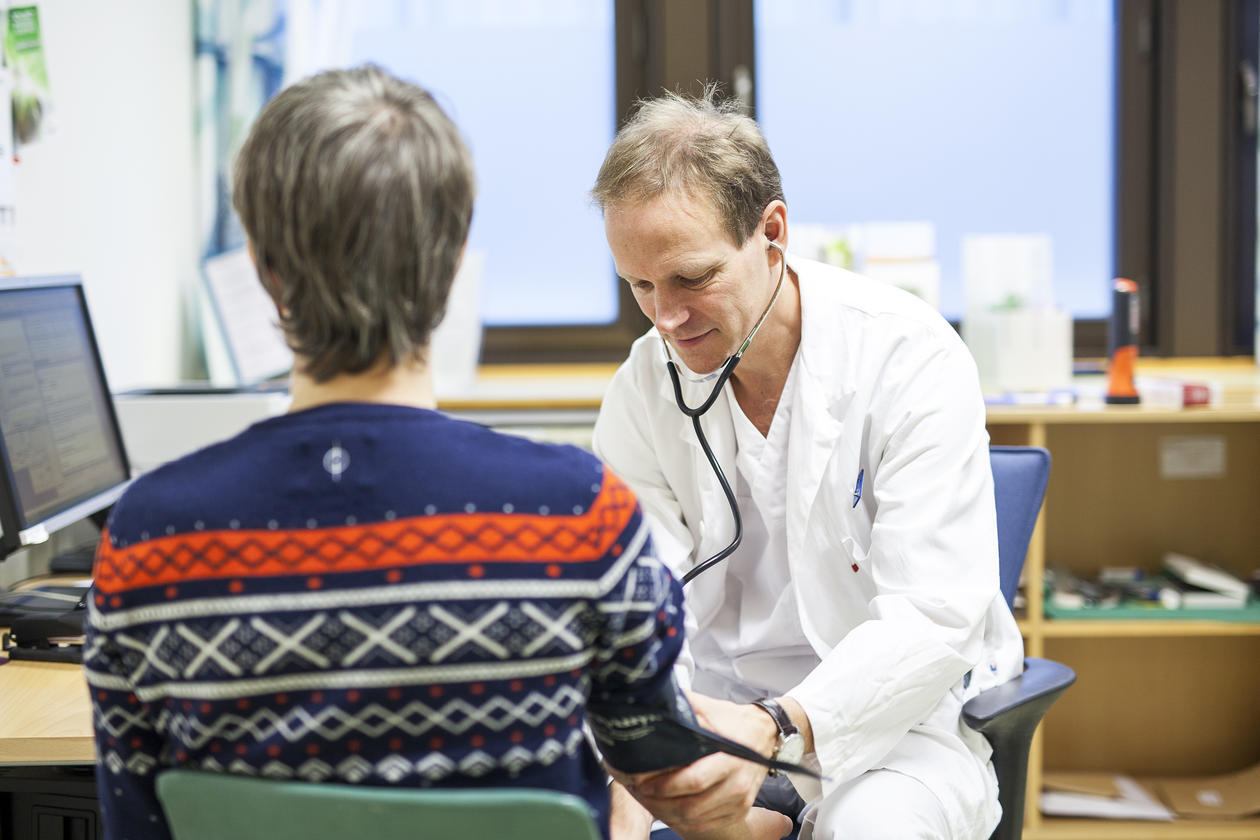 illustrasjonsbilde lege og pasient