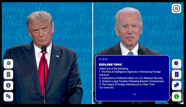 Skjermdump fra AIModerator