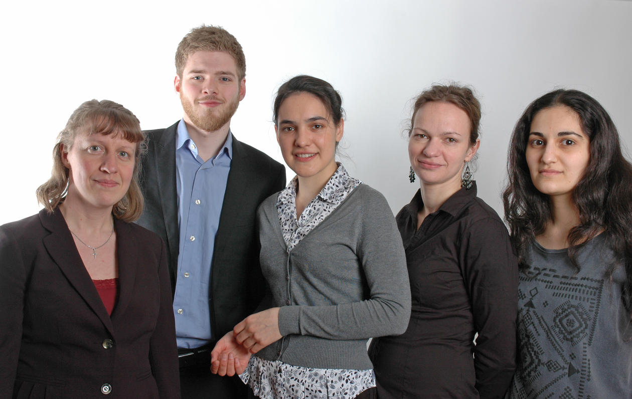 Fra v.: Kirsten Najbjerg, Kato Flem, Maria Korshunova, Ljubov Østerberg og Humay Gasimzade