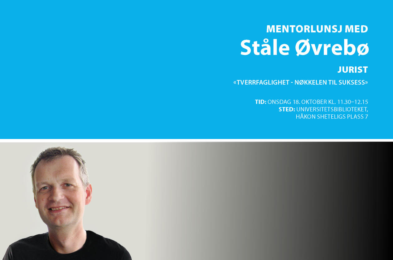 Alumni-mentor Ståle Øvrebø