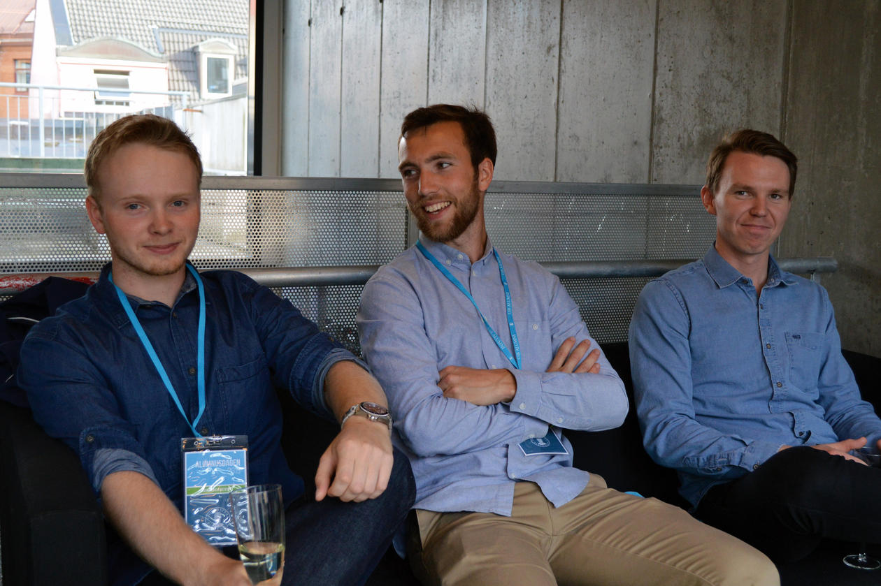 Erlend, Mathias og Fredrik.