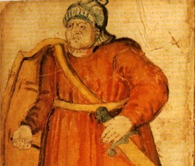 Grettir in the 17-th century manuscript AM 426 fol., The Árni Magnússon Institute, Reykjavík