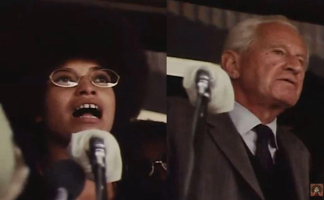 Angela Davis and Herbert Marcuse