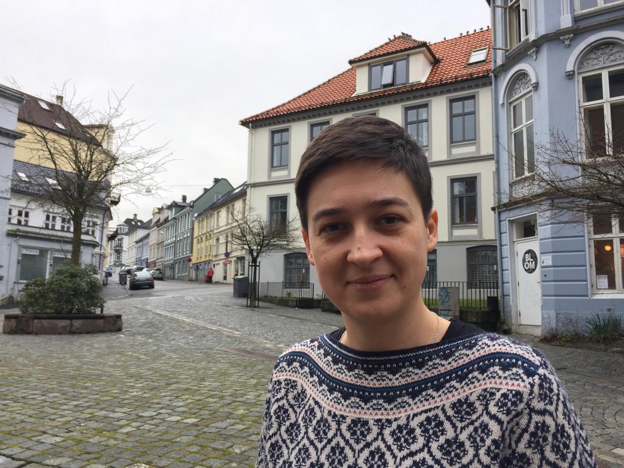Anna Szolucha, Institutt for sosialantropologi, Universitetet i Bergen (UiB), portrettfoto mars 2017.