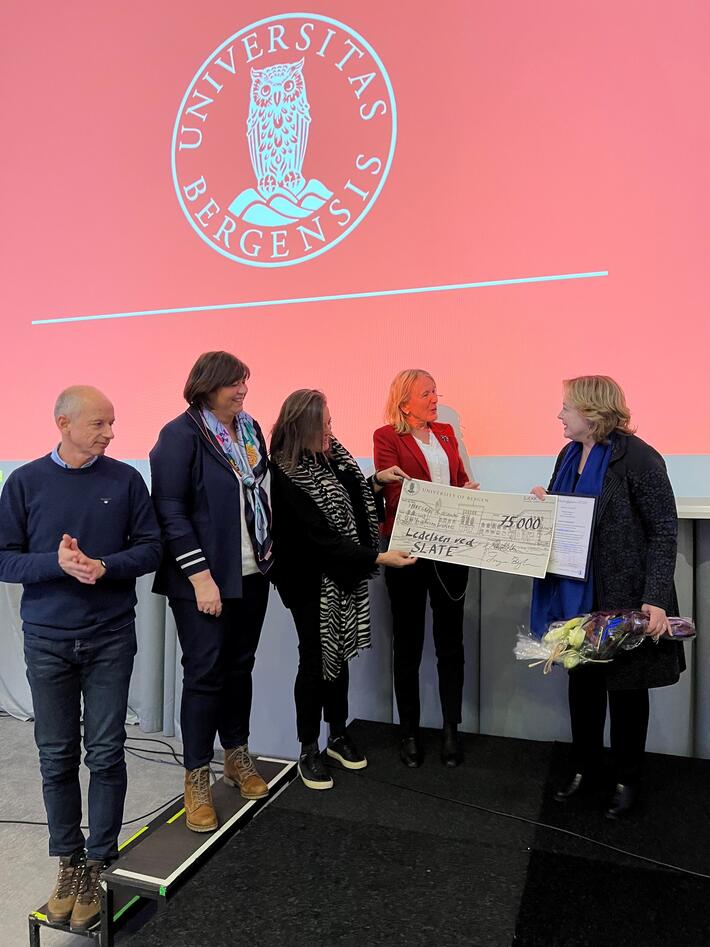 Arbeidsmiljøpris til SLATE 2022