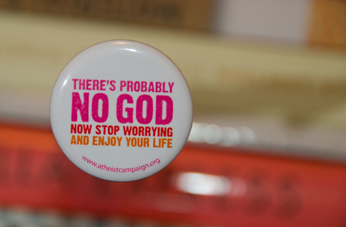 Atheism campaign UK badge