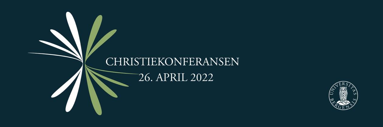 Mørkt banner med logoen til Christiekonferansen