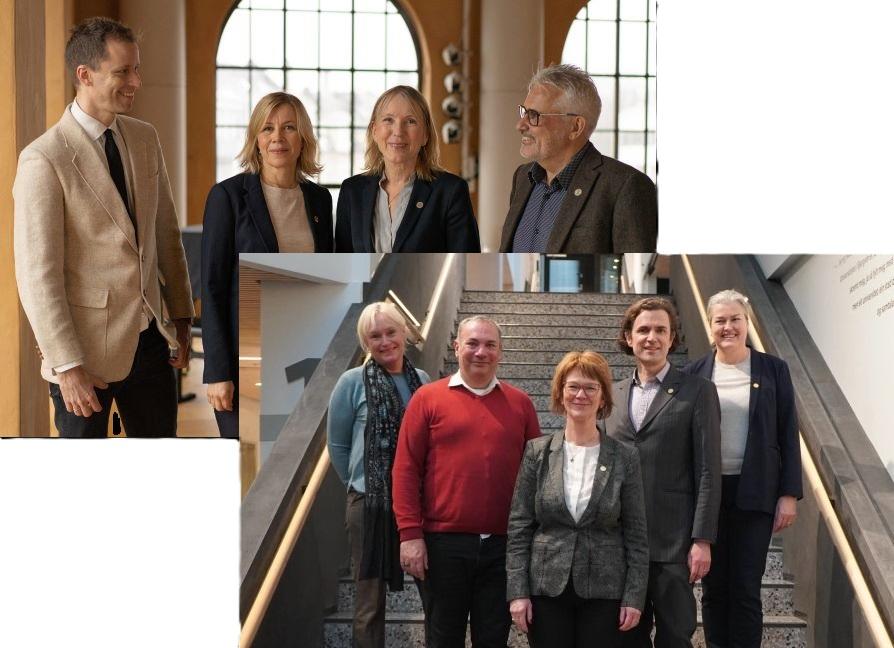 Bilder av de to teamene.