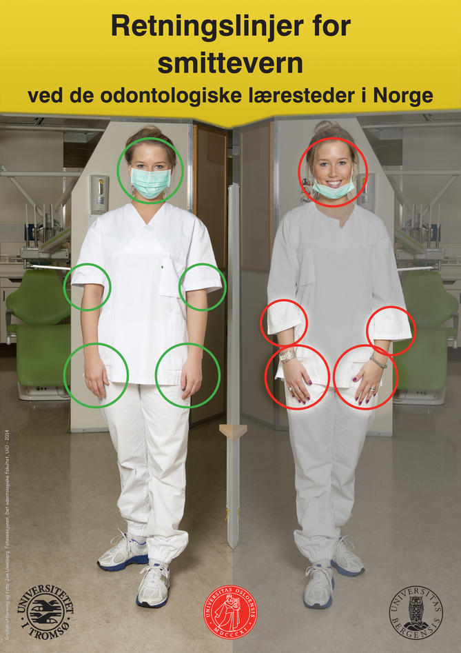 Retningslinjer for smittevern ved de odontologiske læresteder i Norge