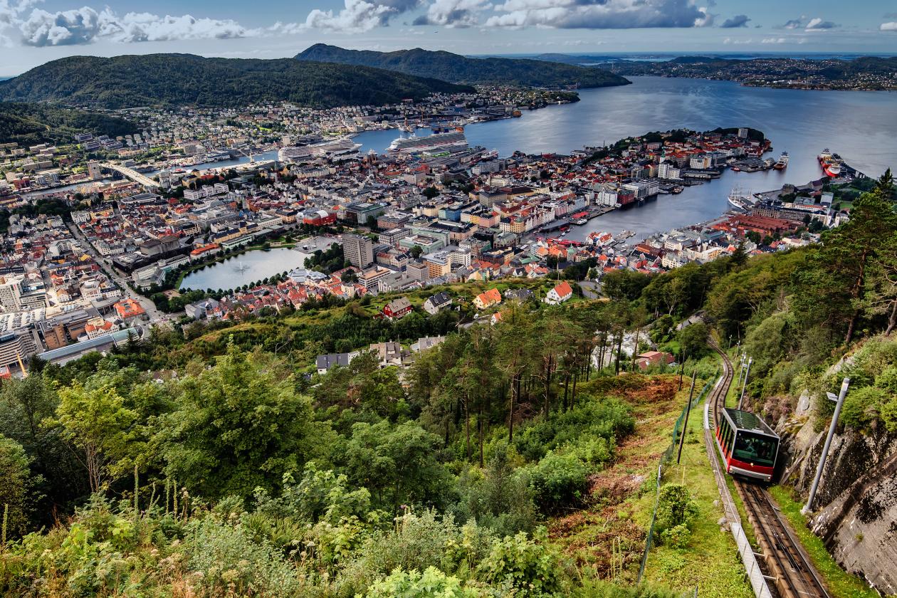 Bergen view from above