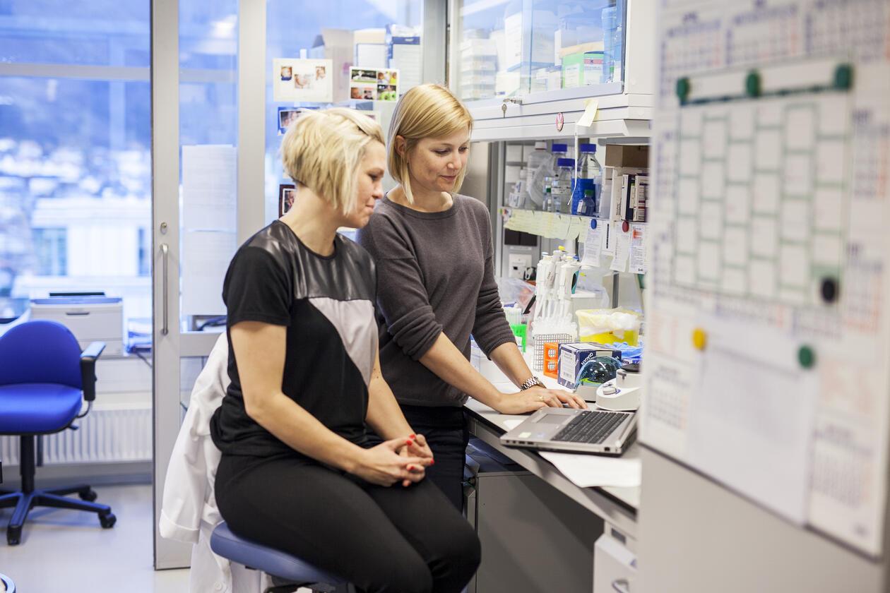 Bergithe E. Oftedal og Anette S.B. Wolff, K2, Med.fak. 