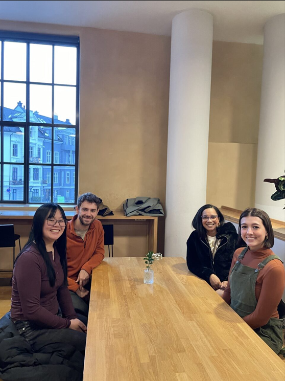 Picture of the four students