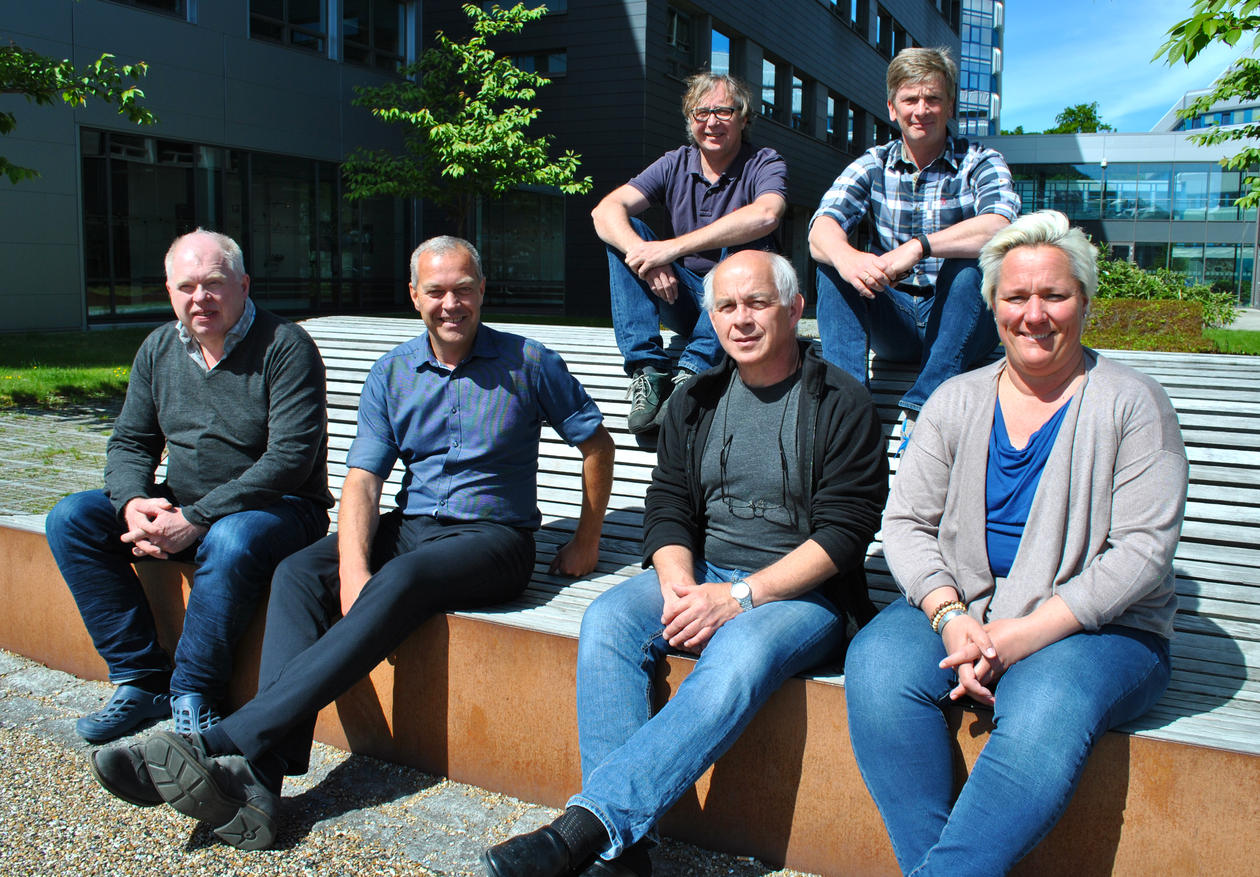 Gruppefoto av Institutt for biologis nye fagruppeledere