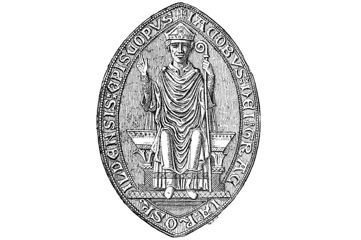 Biskop Jacob Erlansens segl (1251)